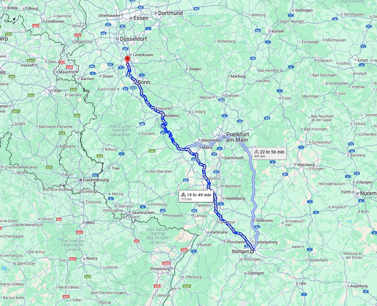 Anreise von Stuttgart Zu Köln Über 