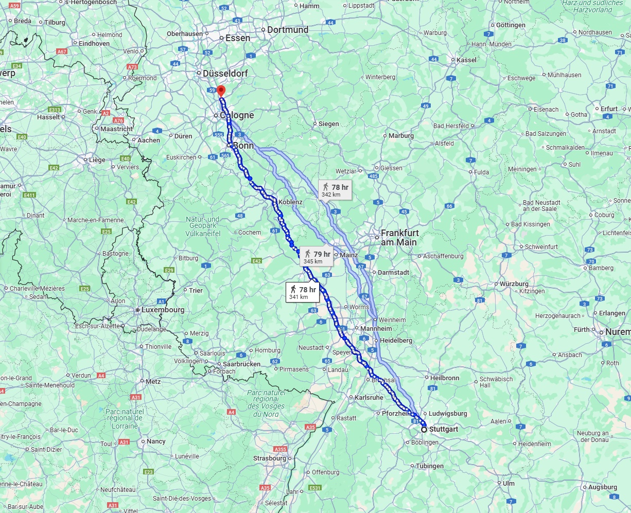 Anreise von Stuttgart Zu Leverkusen Über 