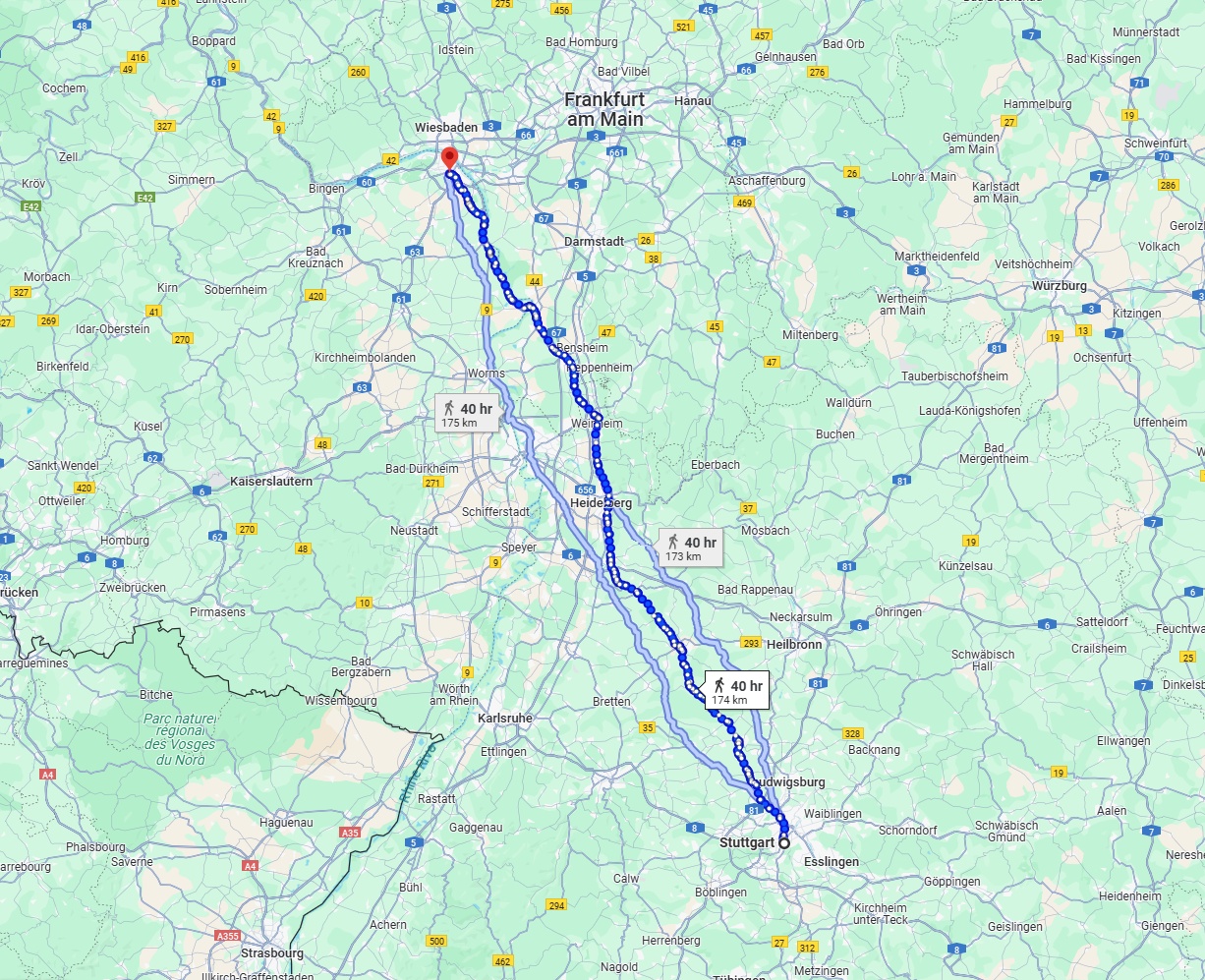 Anreise von Stuttgart Zu Mainz Über 