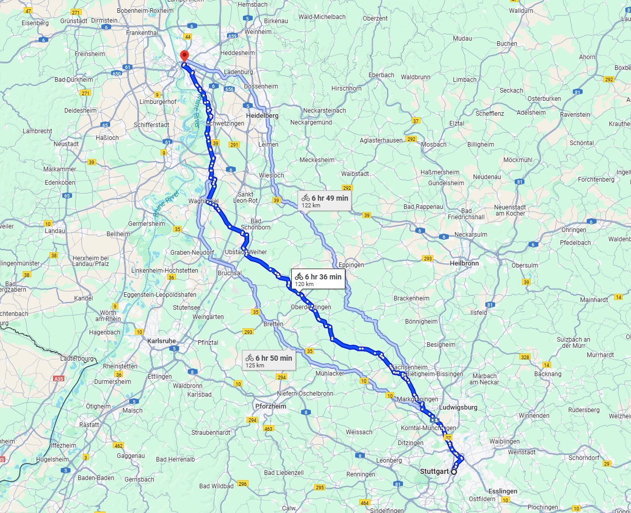 Anreise von Stuttgart Zu Mannheim Über 