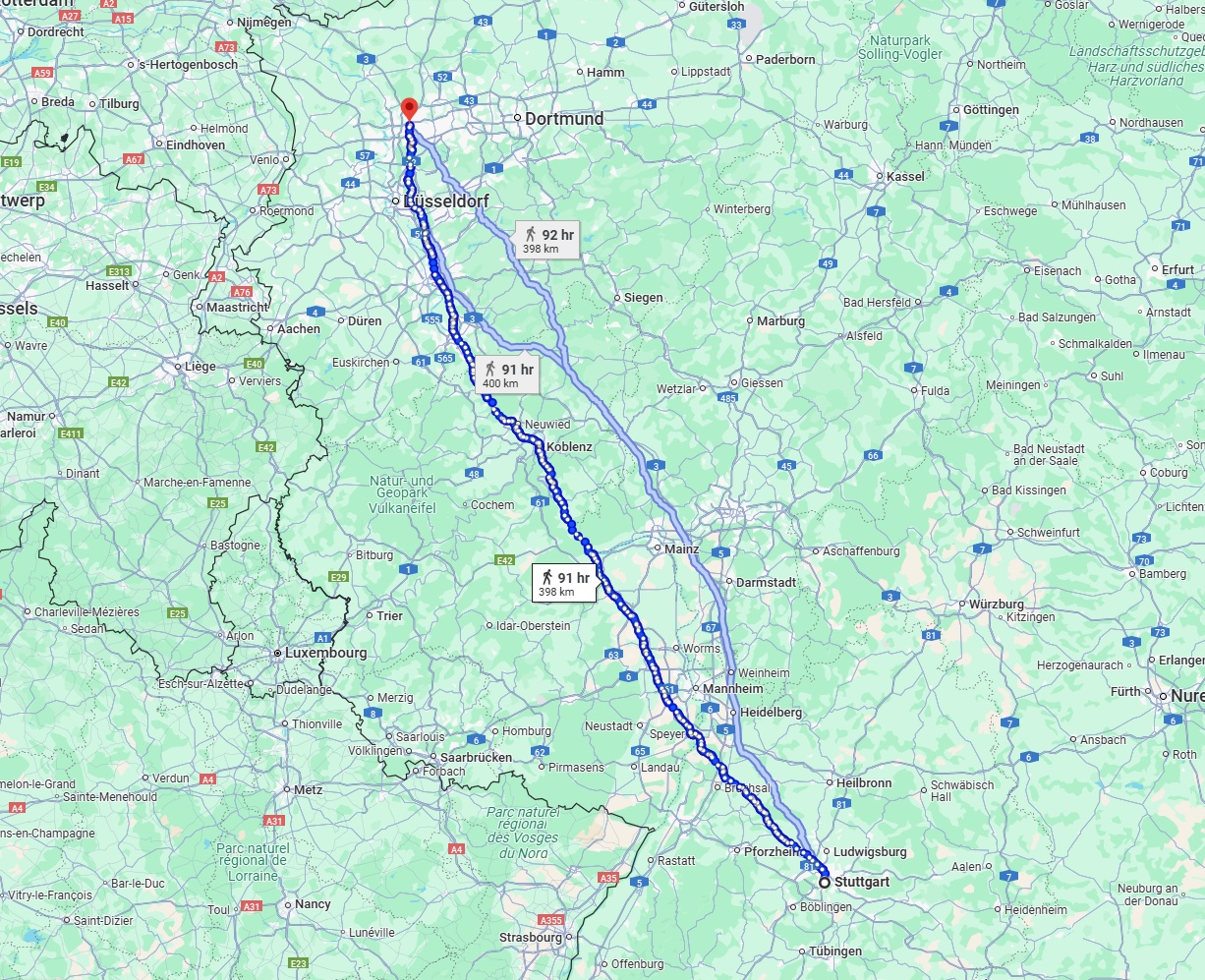 Anreise von Stuttgart Zu Oberhausen Über 