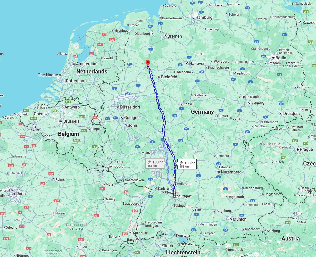 Anreise von Stuttgart Zu Osnabrück Über 