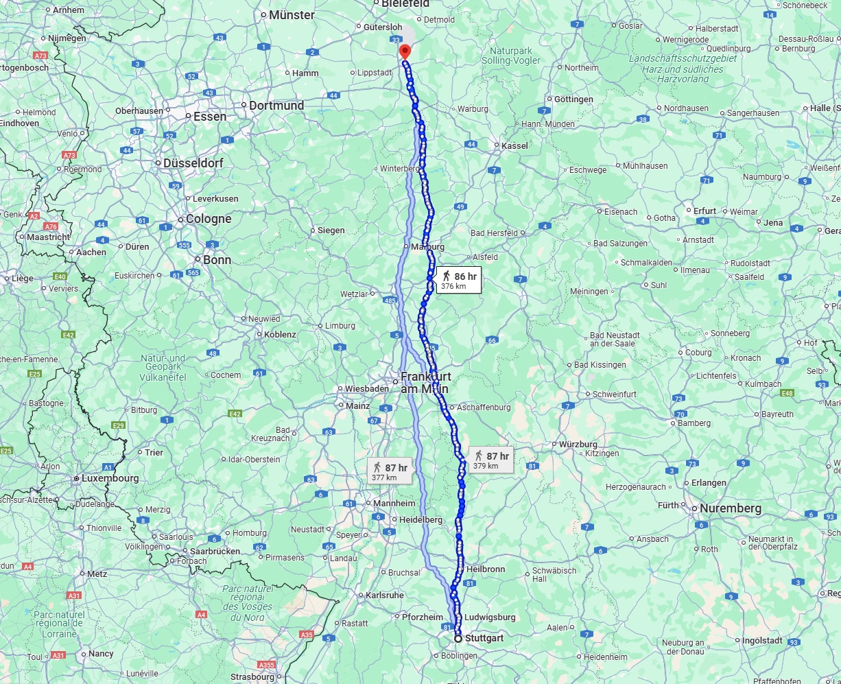 Anreise von Stuttgart Zu Paderborn Über 