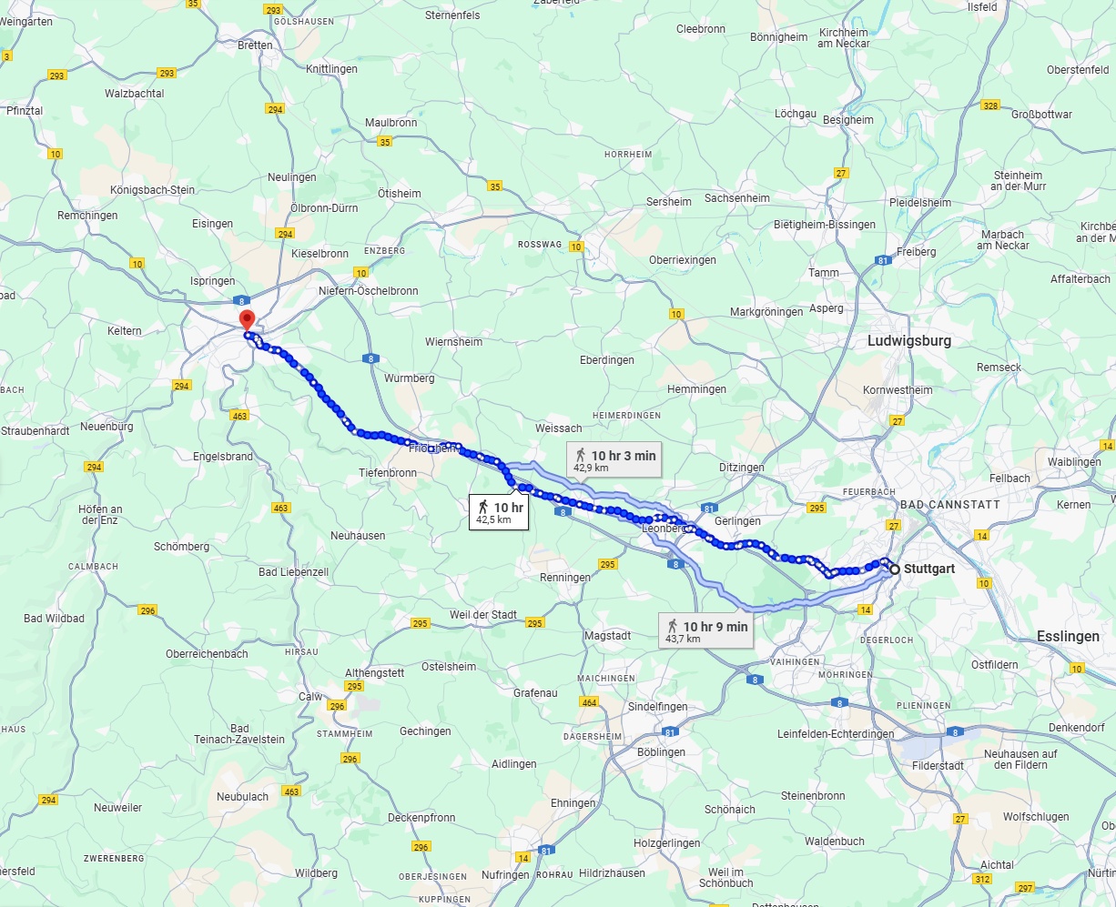 Anreise von Stuttgart Zu Pforzheim Über 