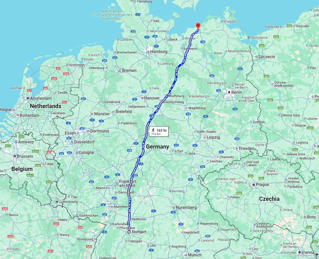 Anreise von Stuttgart Zu Rostock Über 