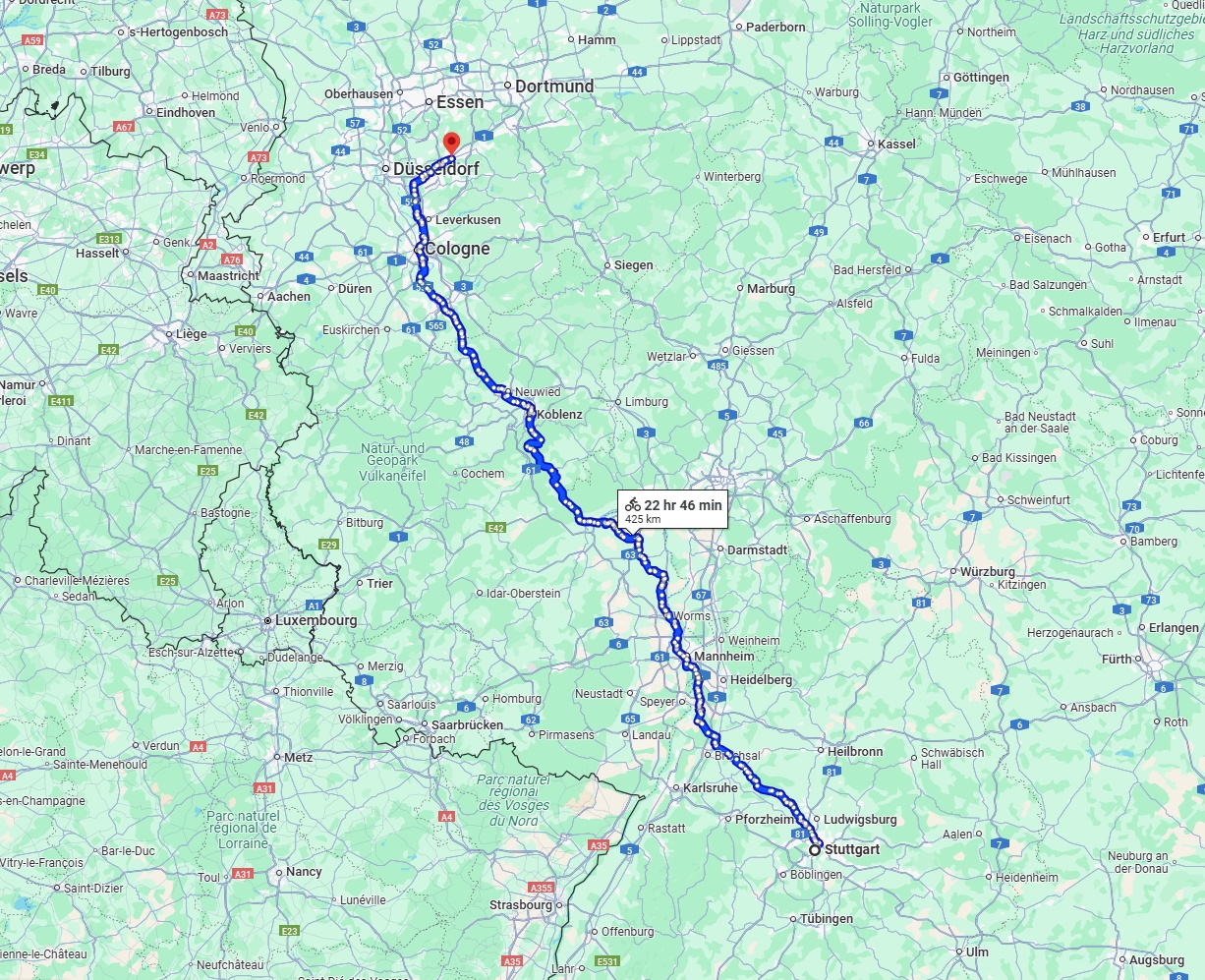 Anreise von Stuttgart Zu Wuppertal Über 