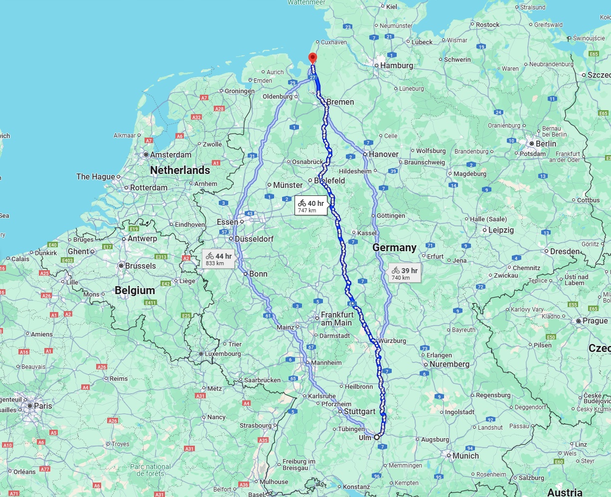 Anreise von Ulm Zu Bremerhaven Über 