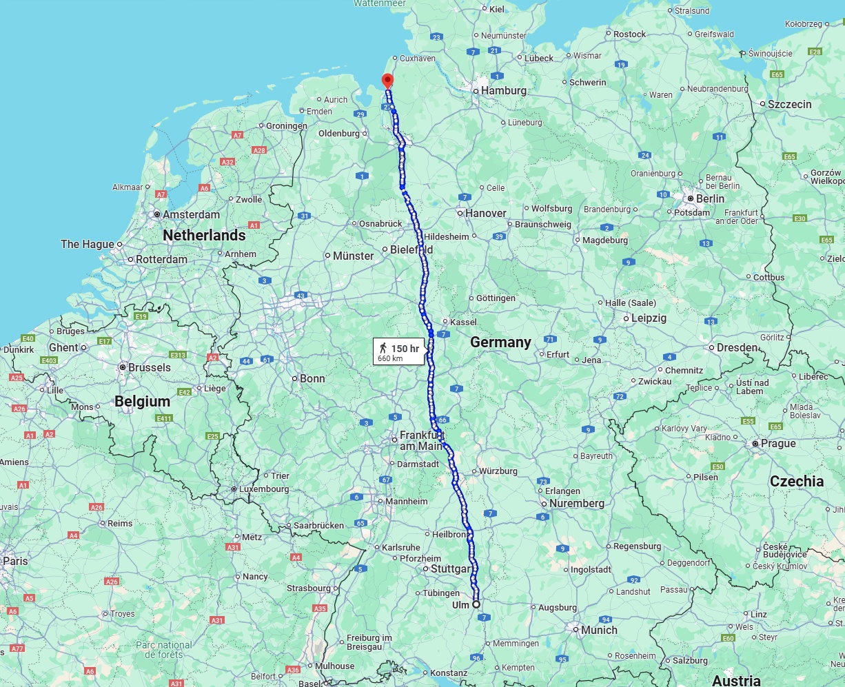 Anreise von Ulm Zu Bremerhaven Über 