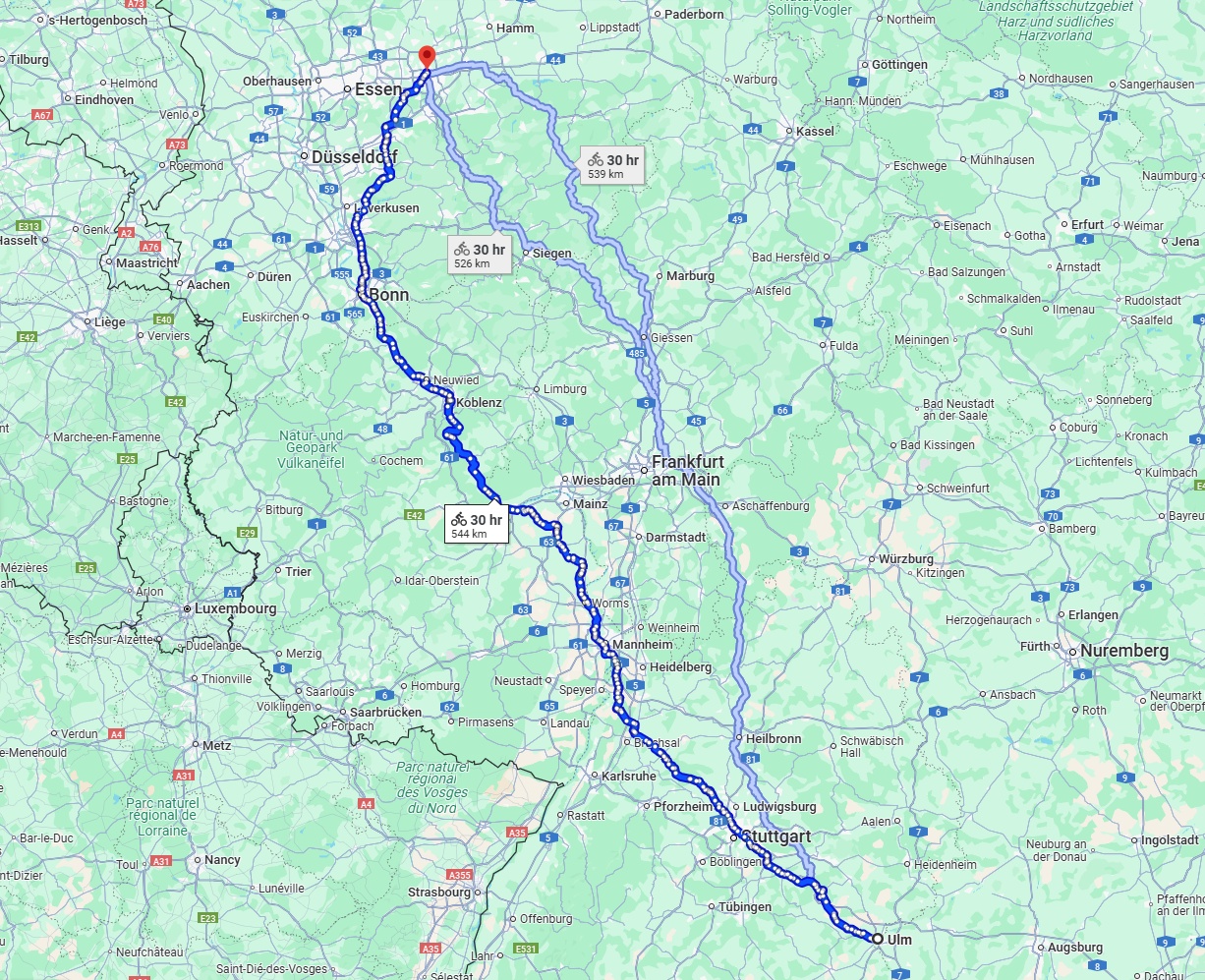 Anreise von Ulm Zu Dortmund Über 