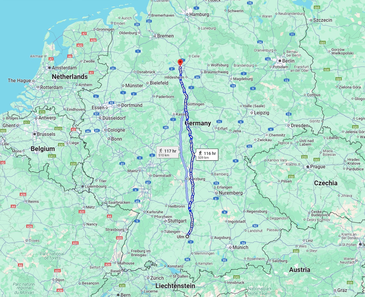 Anreise von Ulm Zu Hannover Über 