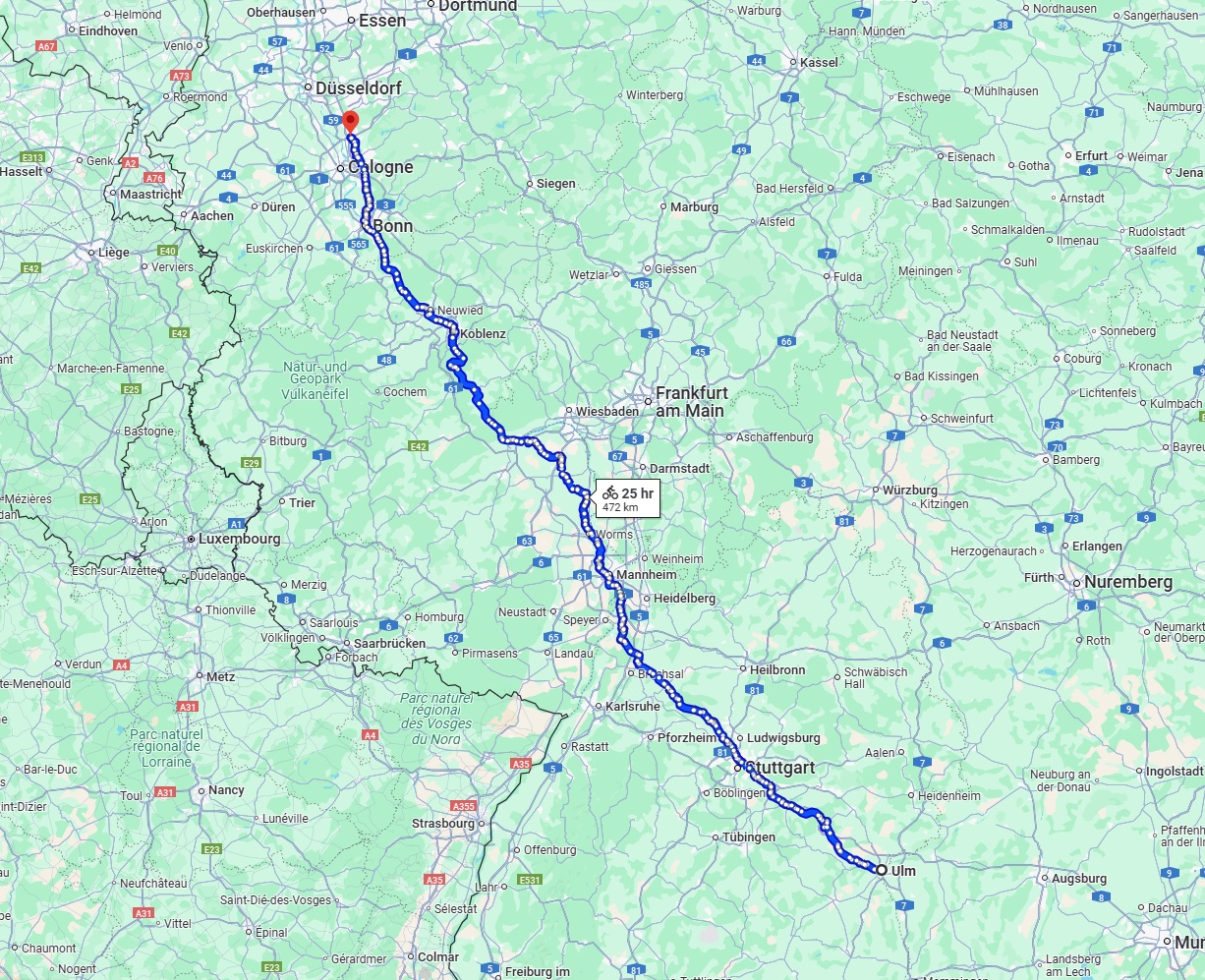 Anreise von Ulm Zu Leverkusen Über 