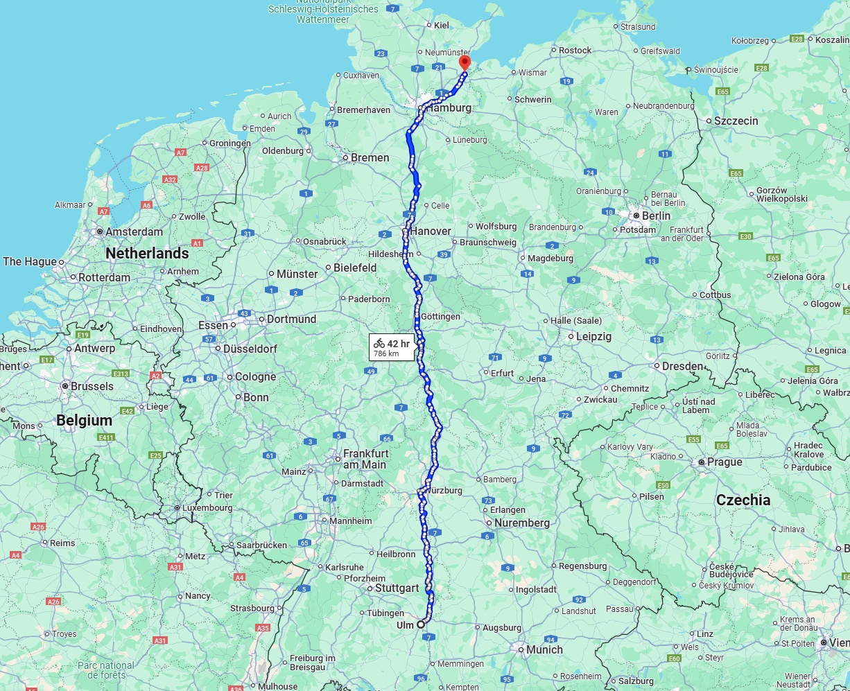 Anreise von Ulm Zu Lübeck Über 