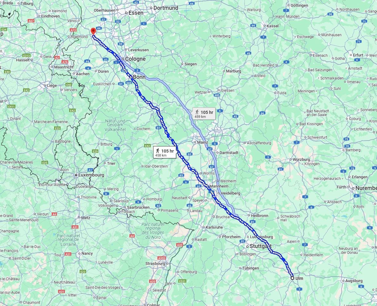 Anreise von Ulm Zu Mönchengladbach Über 