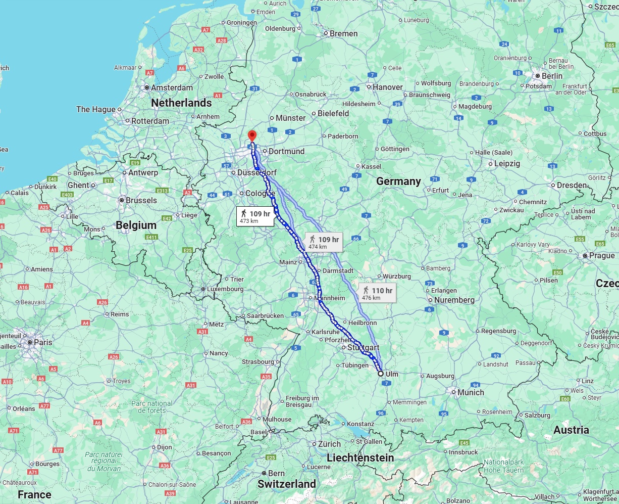 Anreise von Ulm Zu Recklinghausen Über 