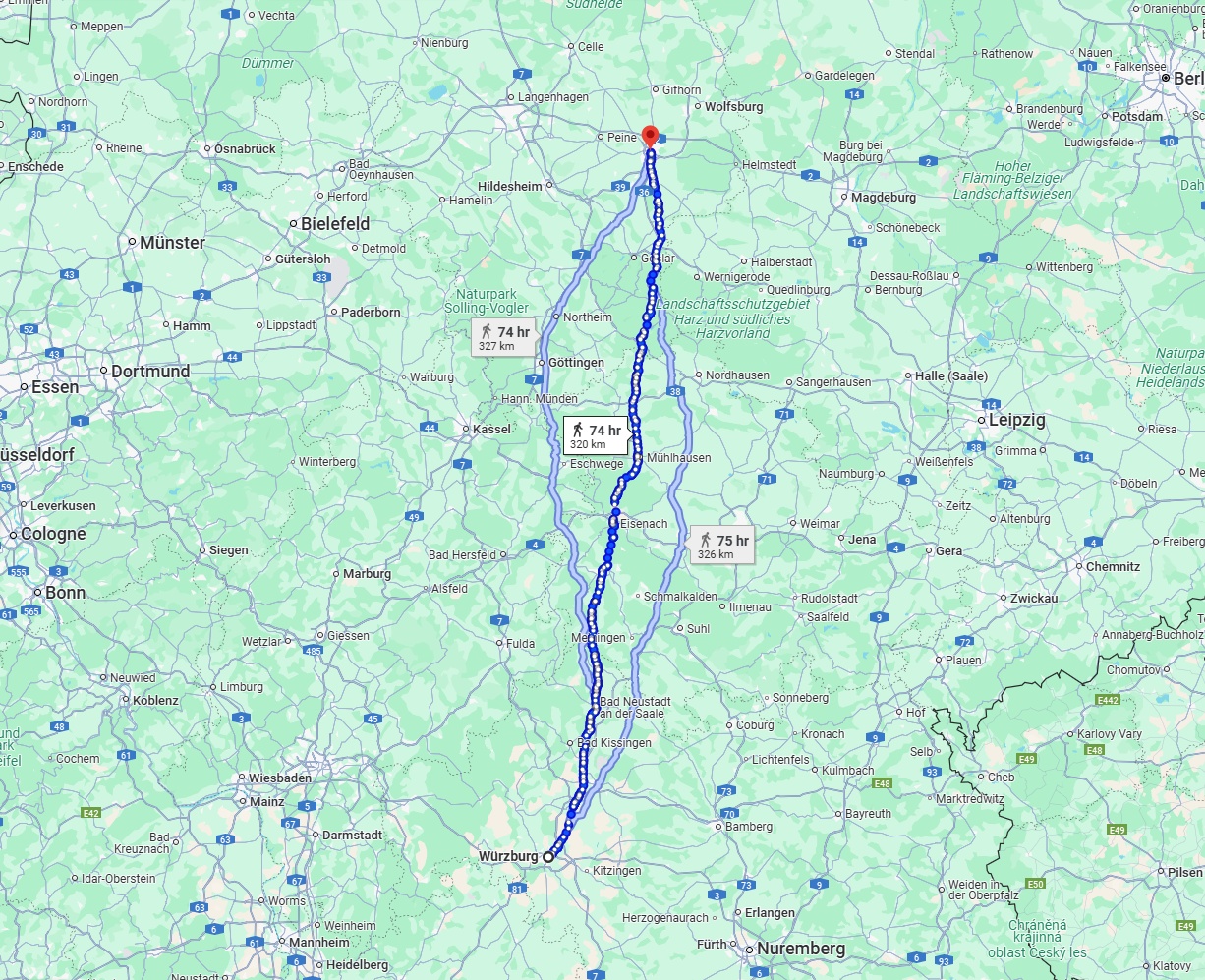 Anreise von Würzburg Zu Braunschweig Über 