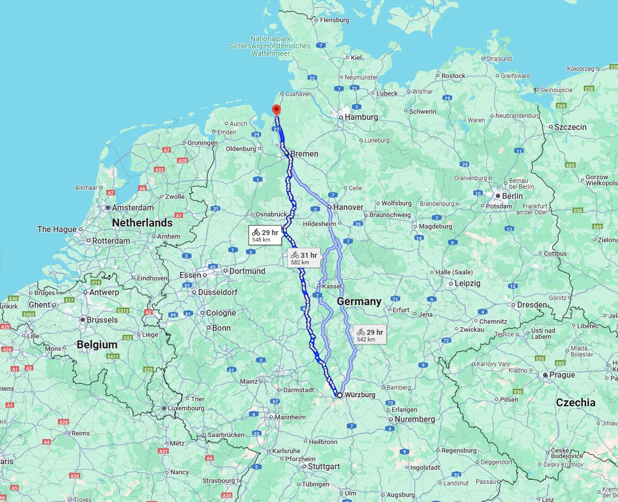 Anreise von Würzburg Zu Bremerhaven Über 