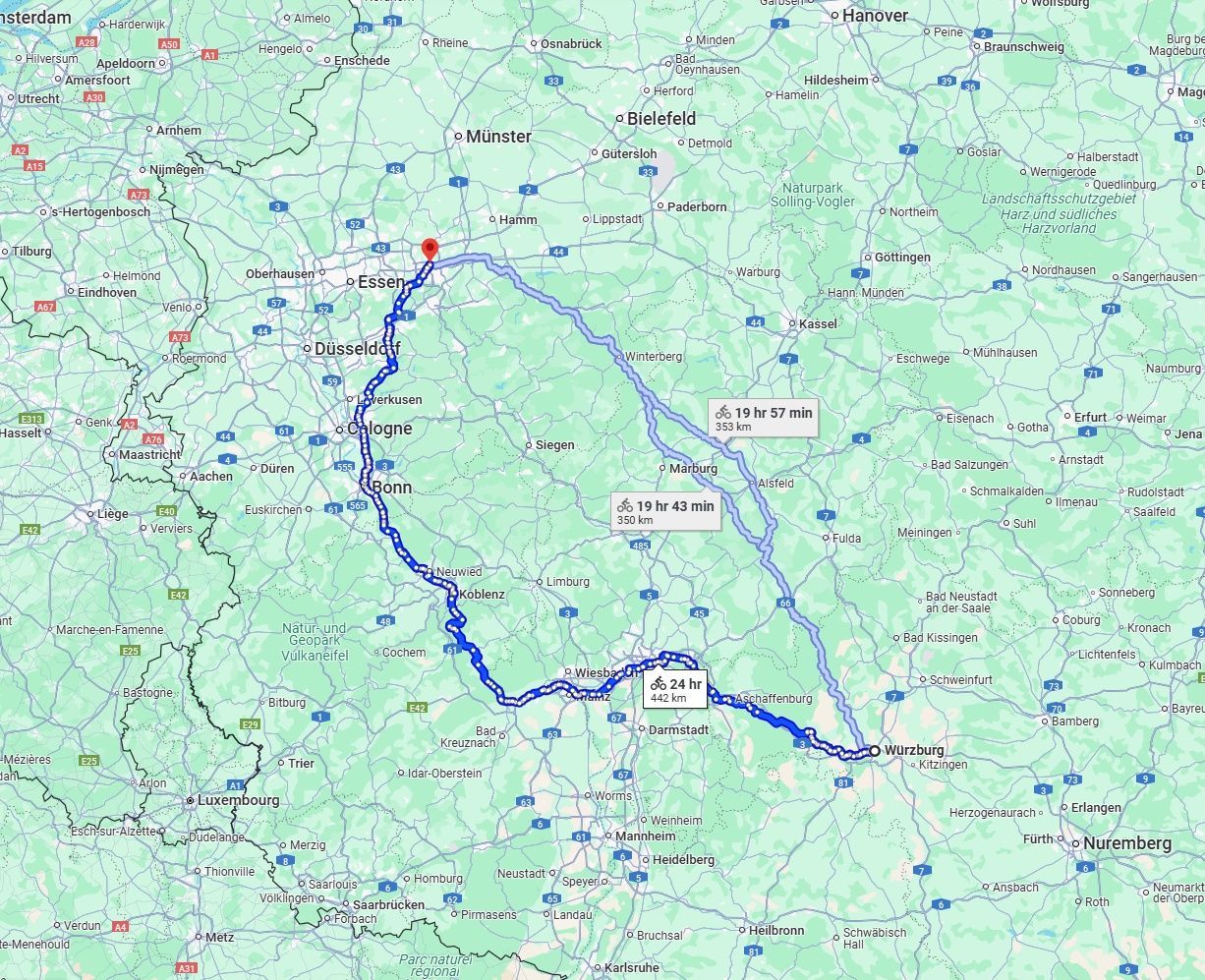 Anreise von Würzburg Zu Dortmund Über 