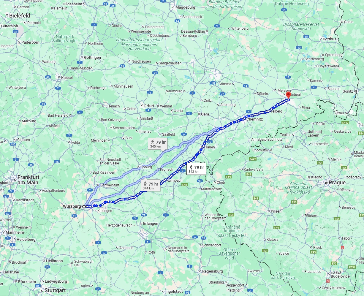 Anreise von Würzburg Zu Dresden Über 
