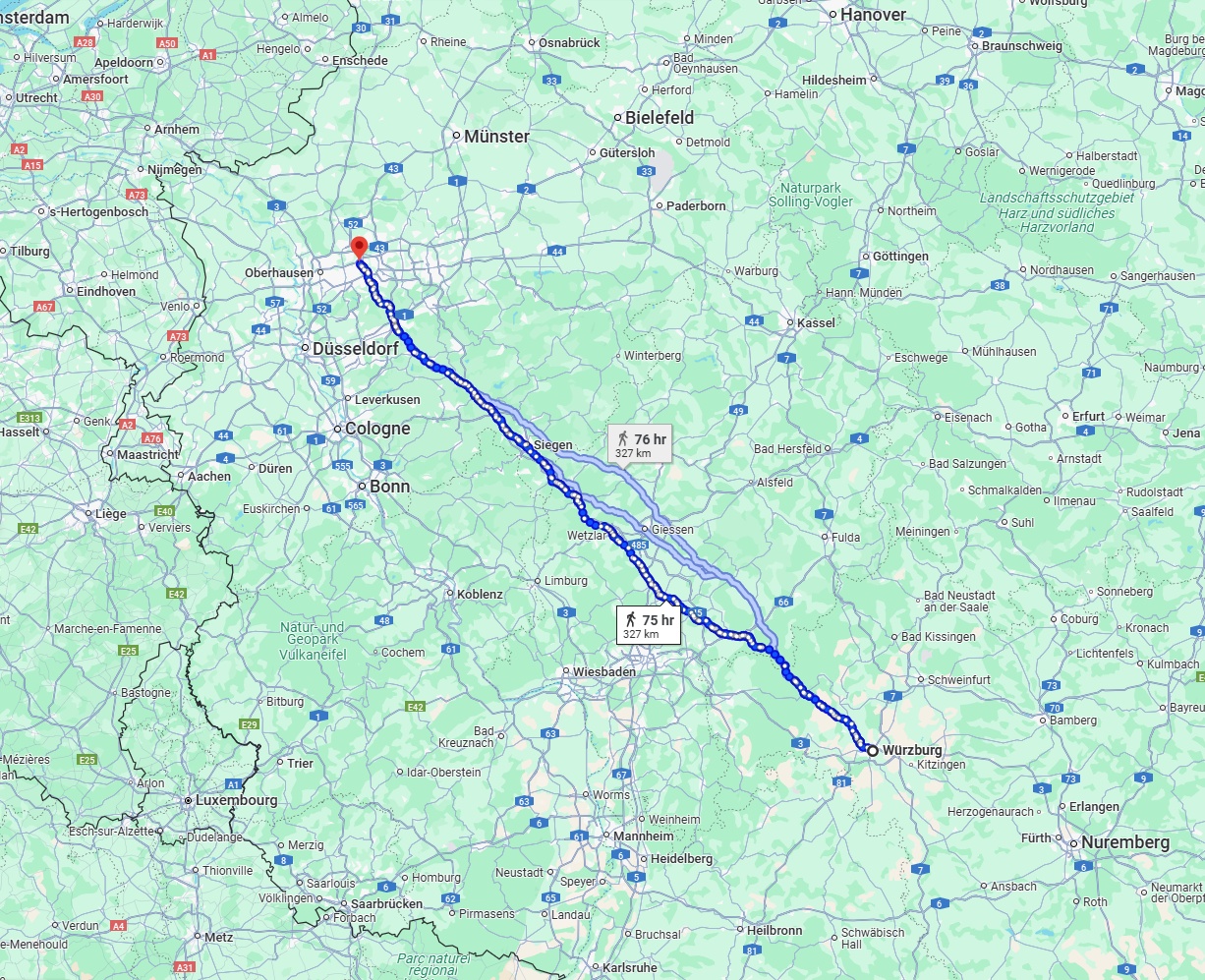 Anreise von Würzburg Zu Gelsenkirchen Über 