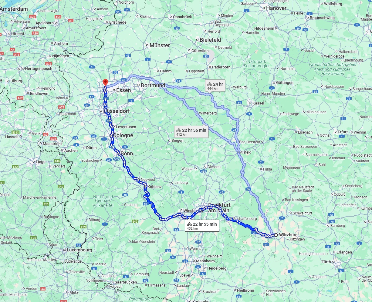 Anreise von Würzburg Zu Oberhausen Über 