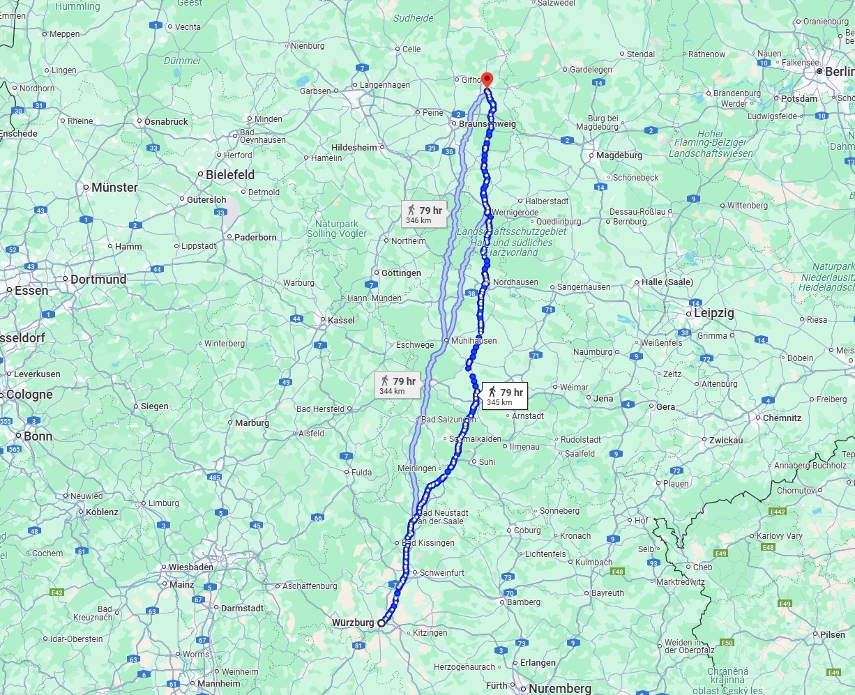 Anreise von Würzburg Zu Wolfsburg Über 