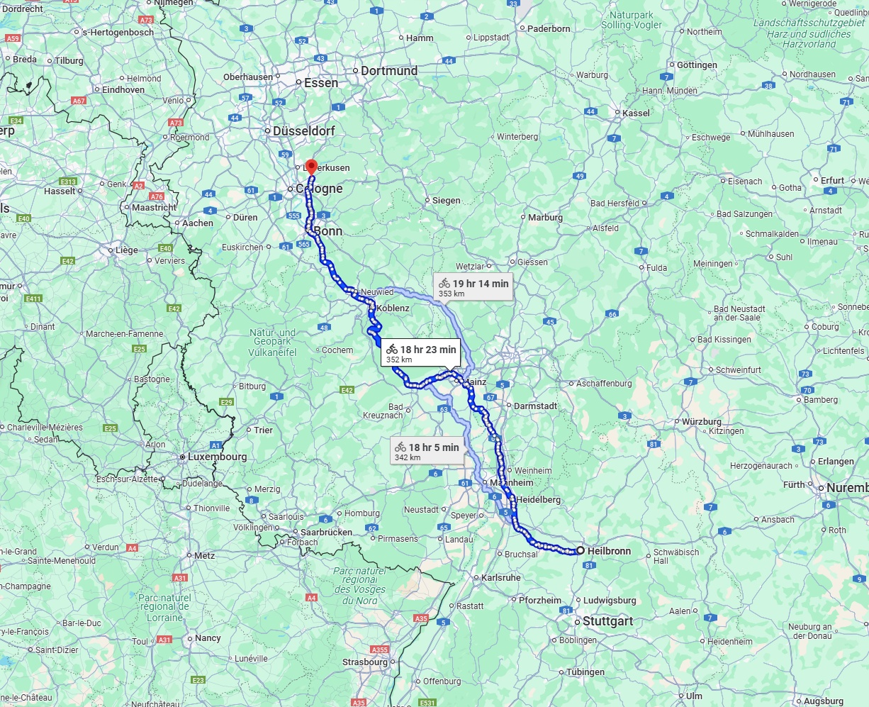 Anreise von Heilbronn Zu Bergisch Gladbach Über 