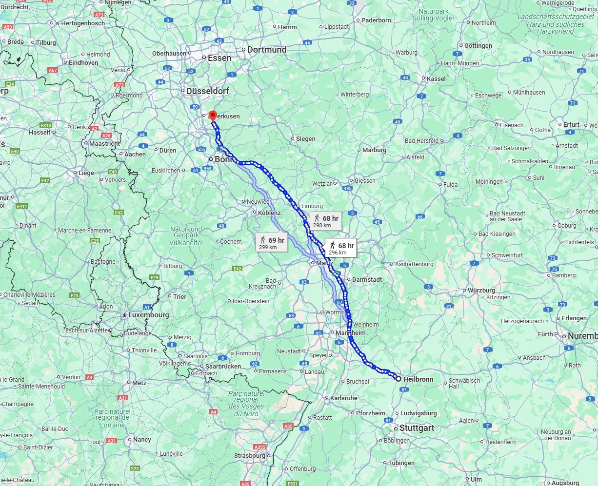 Anreise von Heilbronn Zu Bergisch Gladbach Über 