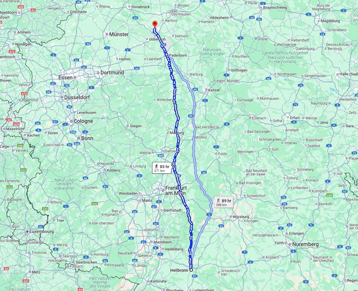 Anreise von Heilbronn Zu Bielefeld Über 