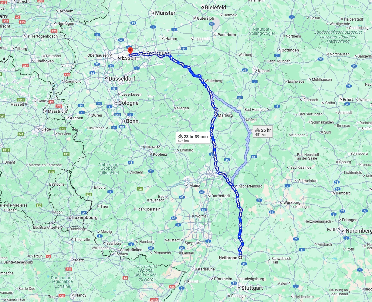 Anreise von Heilbronn Zu Bochum Über 