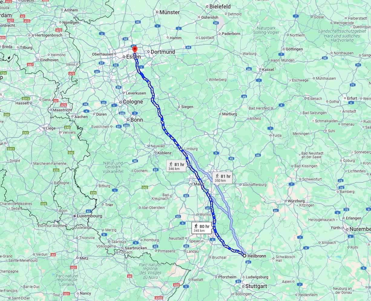 Anreise von Heilbronn Zu Bochum Über 
