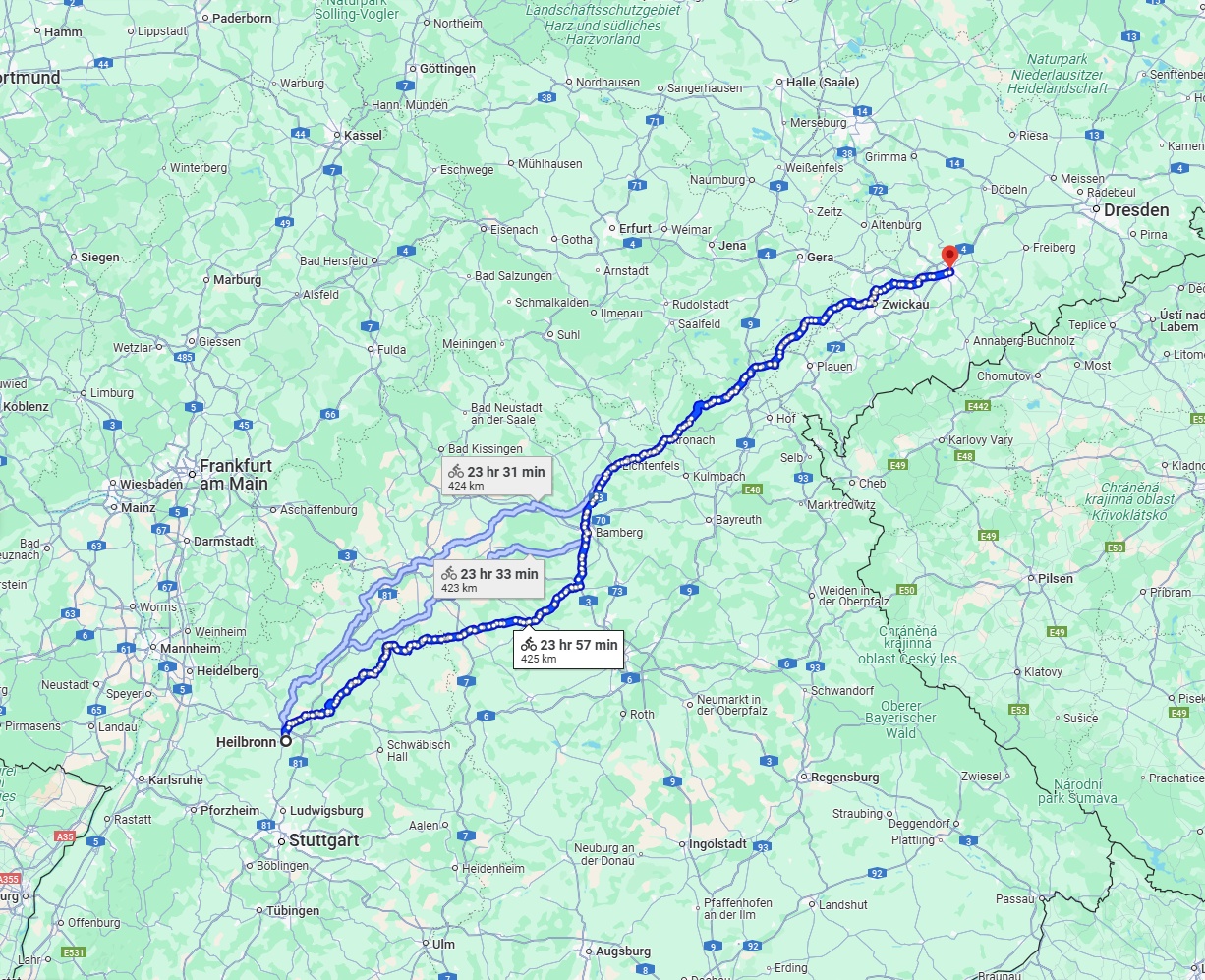 Anreise von Heilbronn Zu Chemnitz Über 