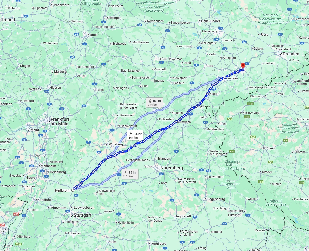 Anreise von Heilbronn Zu Chemnitz Über 