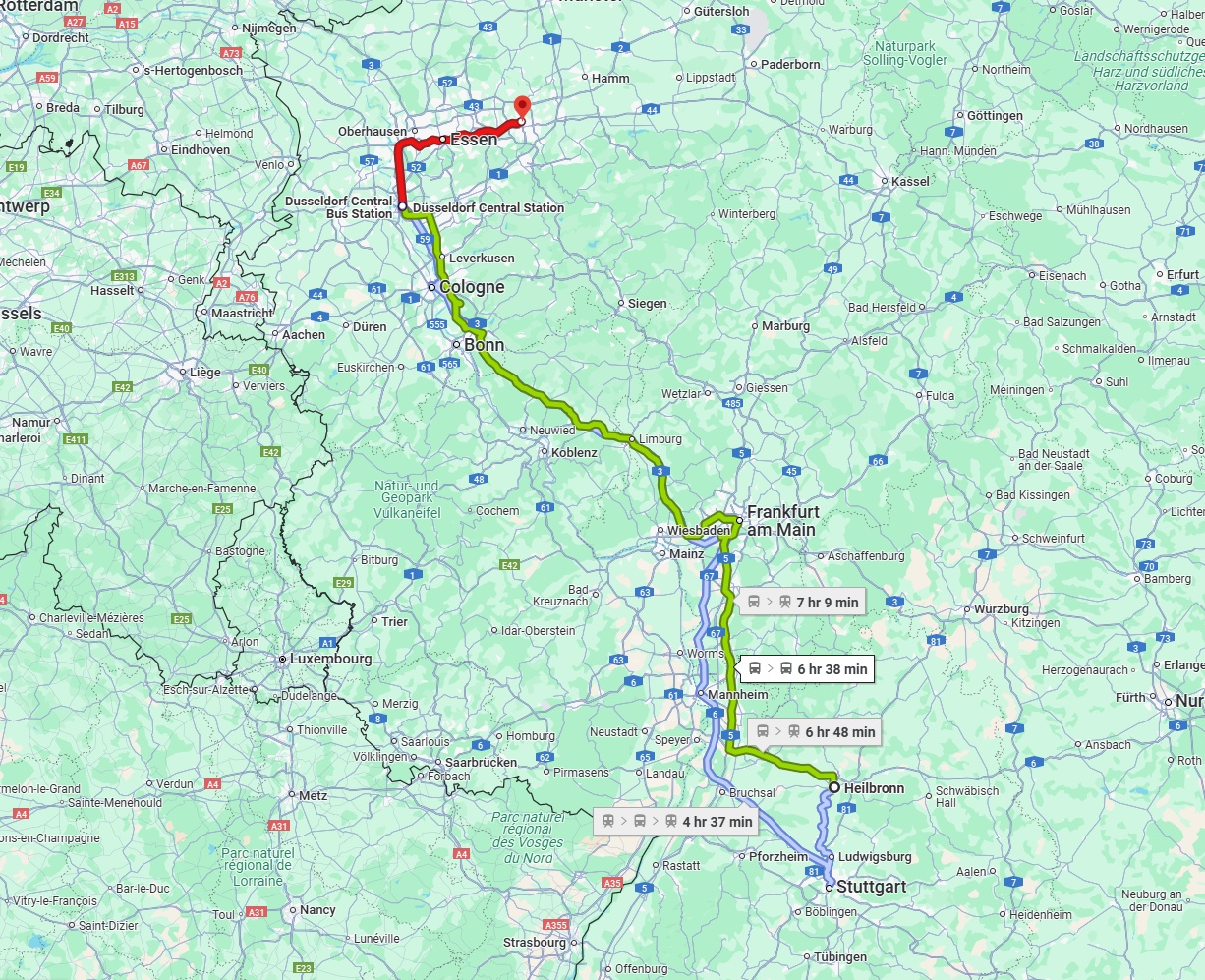 Anreise von Heilbronn Zu Dortmund Über 