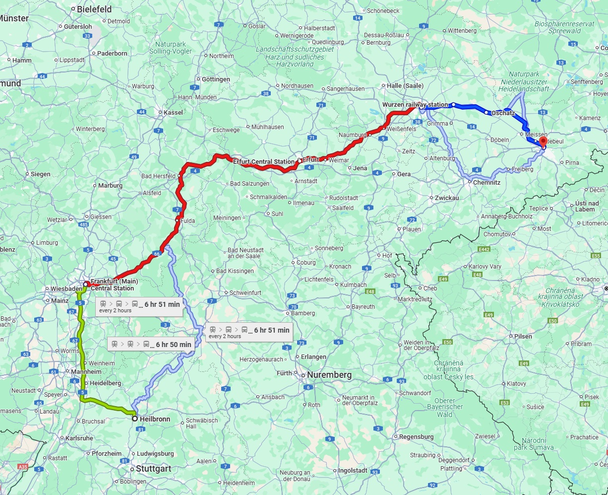 Anreise von Heilbronn Zu Dresden Über 