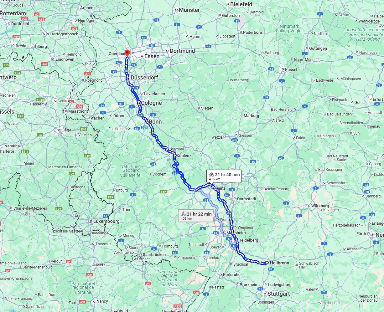 Anreise von Heilbronn Zu Duisburg Über 