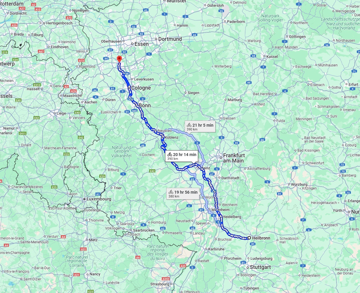 Anreise von Heilbronn Zu Düsseldorf Über 