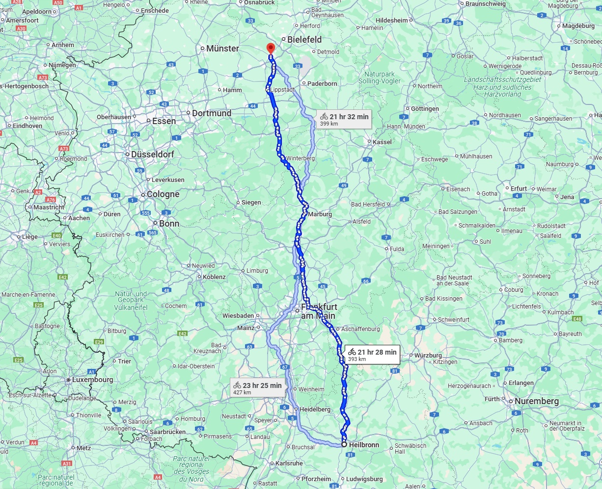 Anreise von Heilbronn Zu Gütersloh Über 