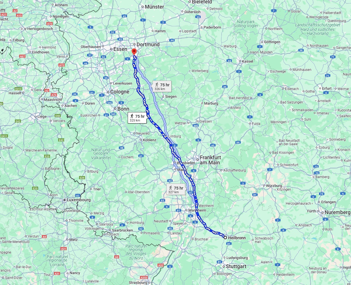 Anreise von Heilbronn Zu Hagen Über 