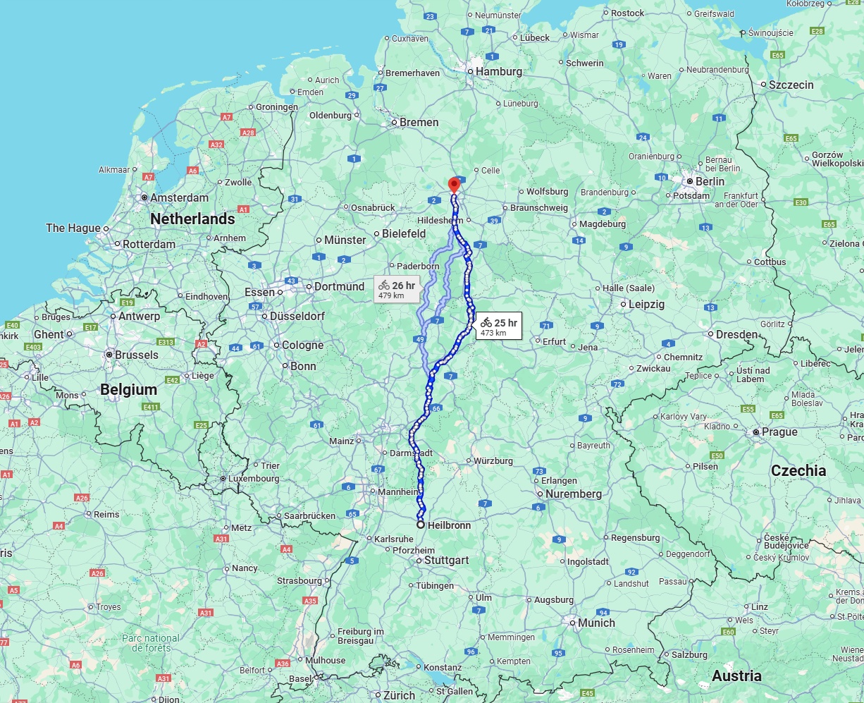 Anreise von Heilbronn Zu Hannover Über 