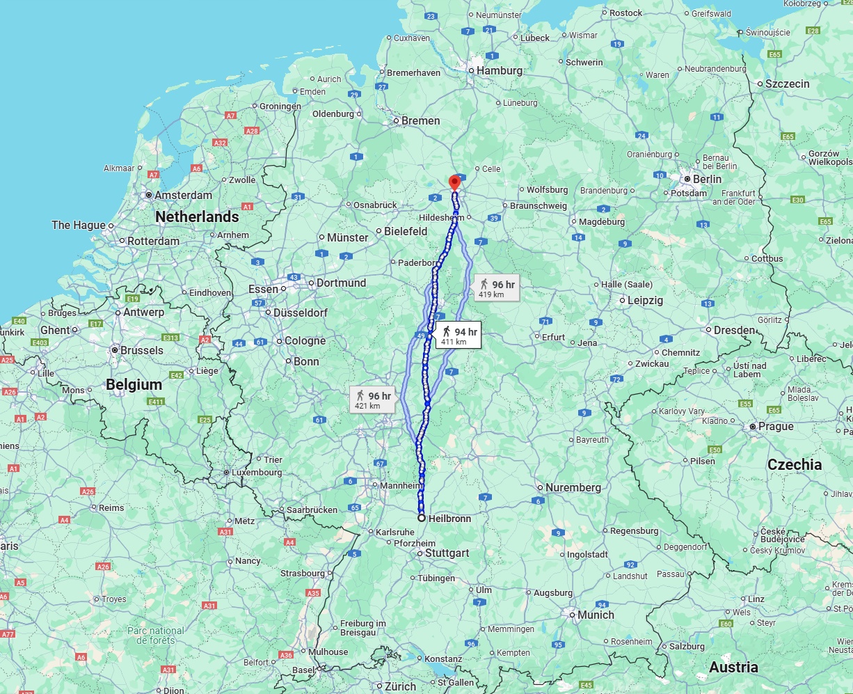 Anreise von Heilbronn Zu Hannover Über 