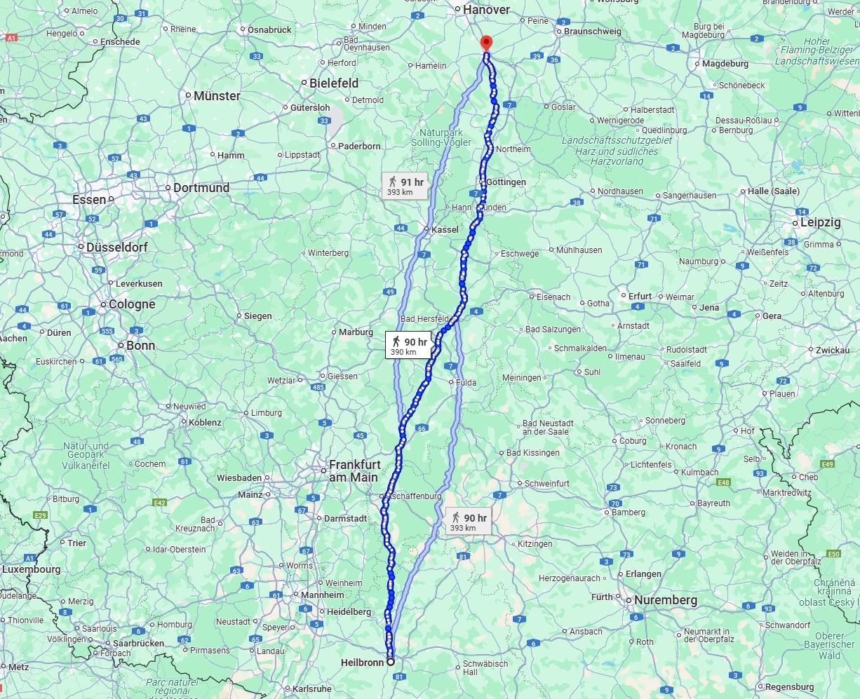 Anreise von Heilbronn Zu Hildesheim Über 