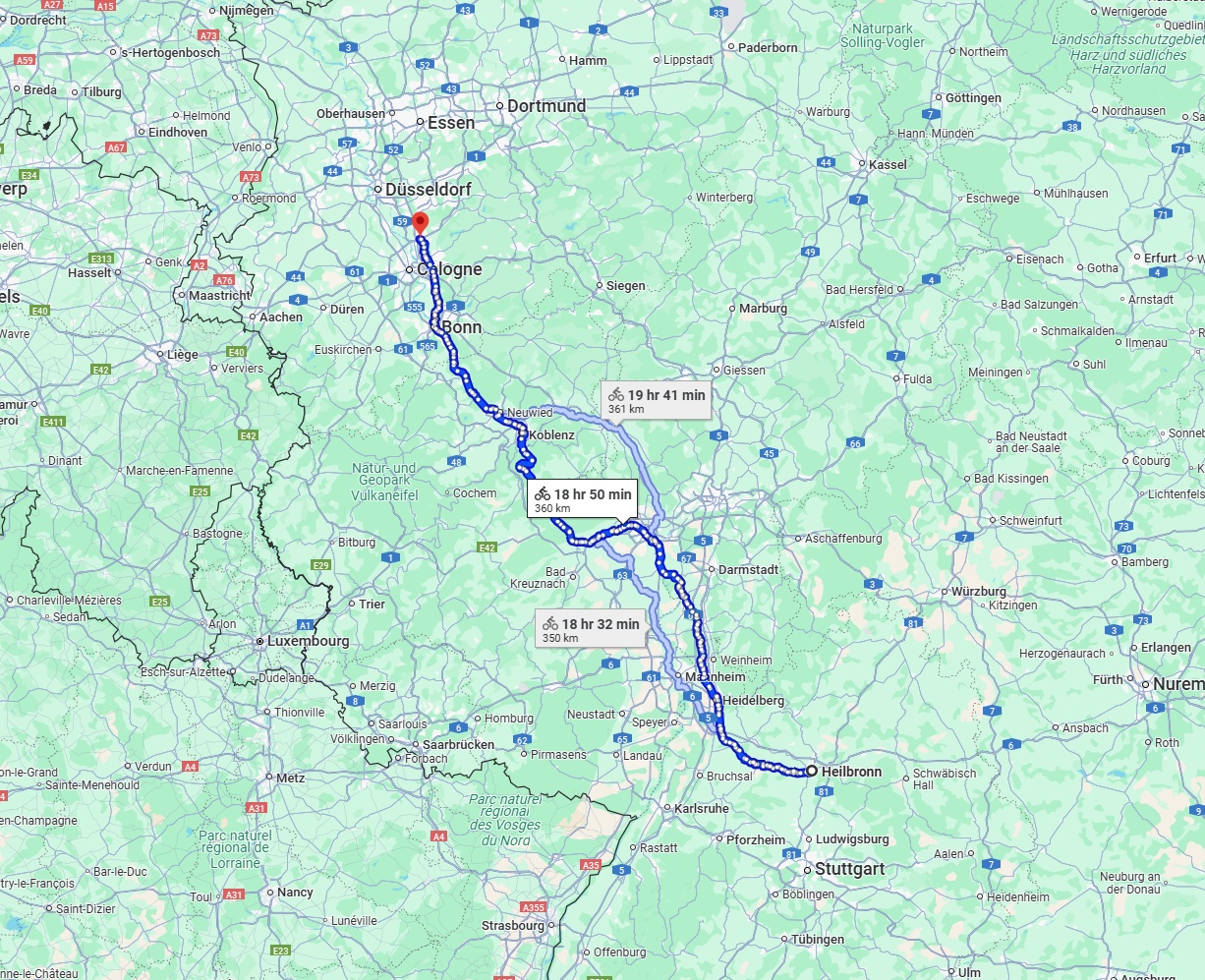 Anreise von Heilbronn Zu Leverkusen Über 