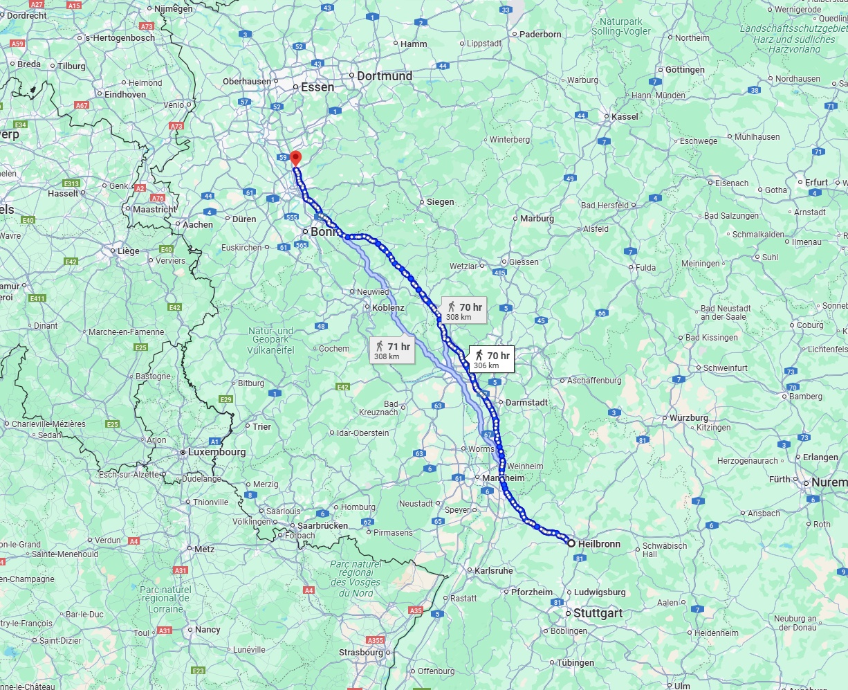 Anreise von Heilbronn Zu Leverkusen Über 