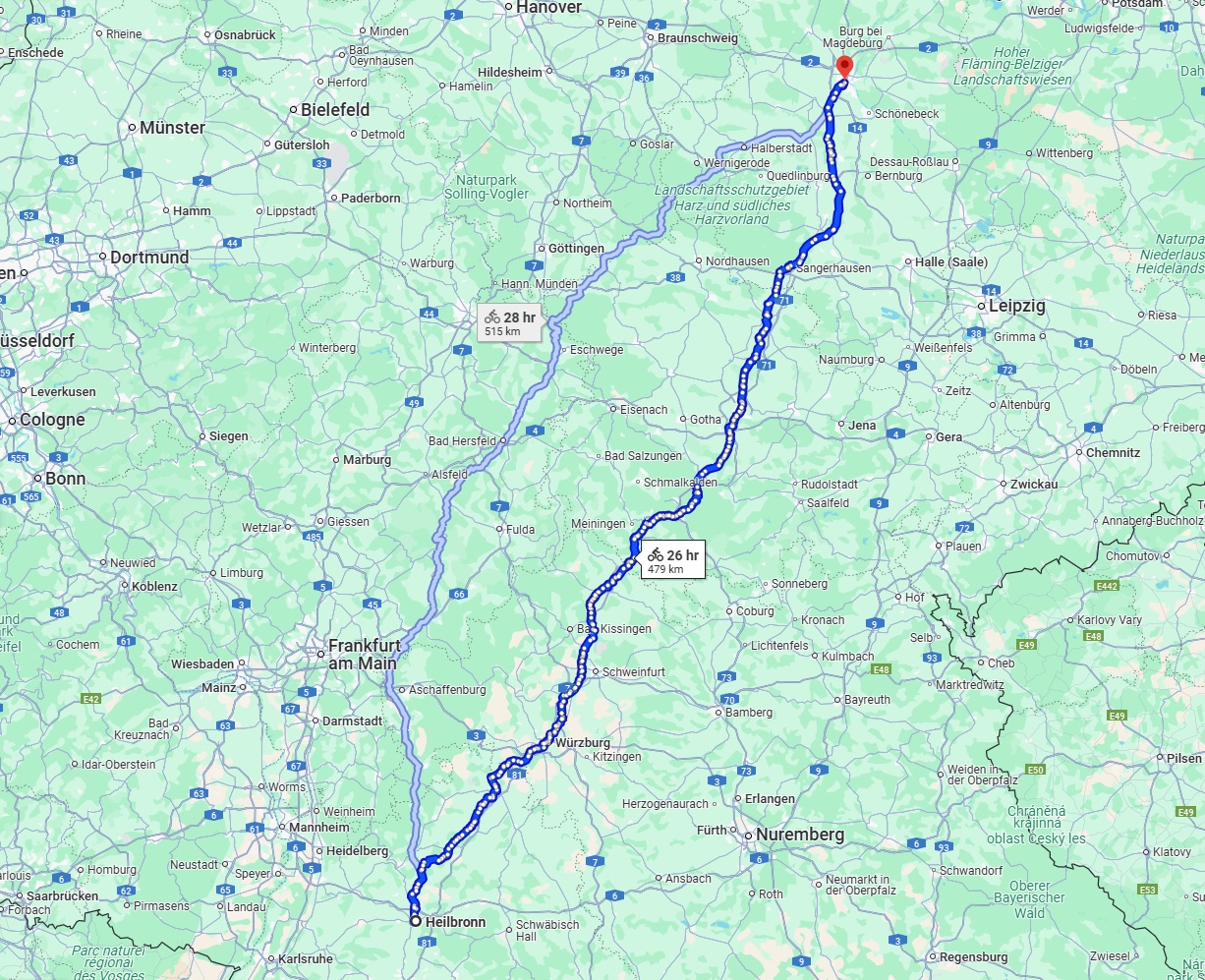 Anreise von Heilbronn Zu Magdeburg Über 