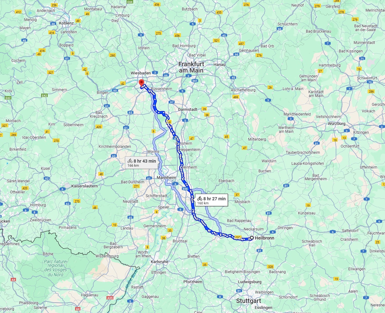 Anreise von Heilbronn Zu Mainz Über 