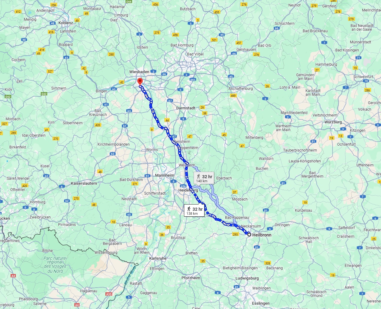 Anreise von Heilbronn Zu Mainz Über 