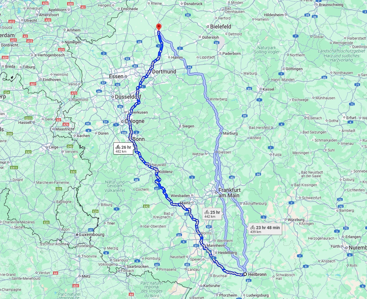 Anreise von Heilbronn Zu Münster Über 