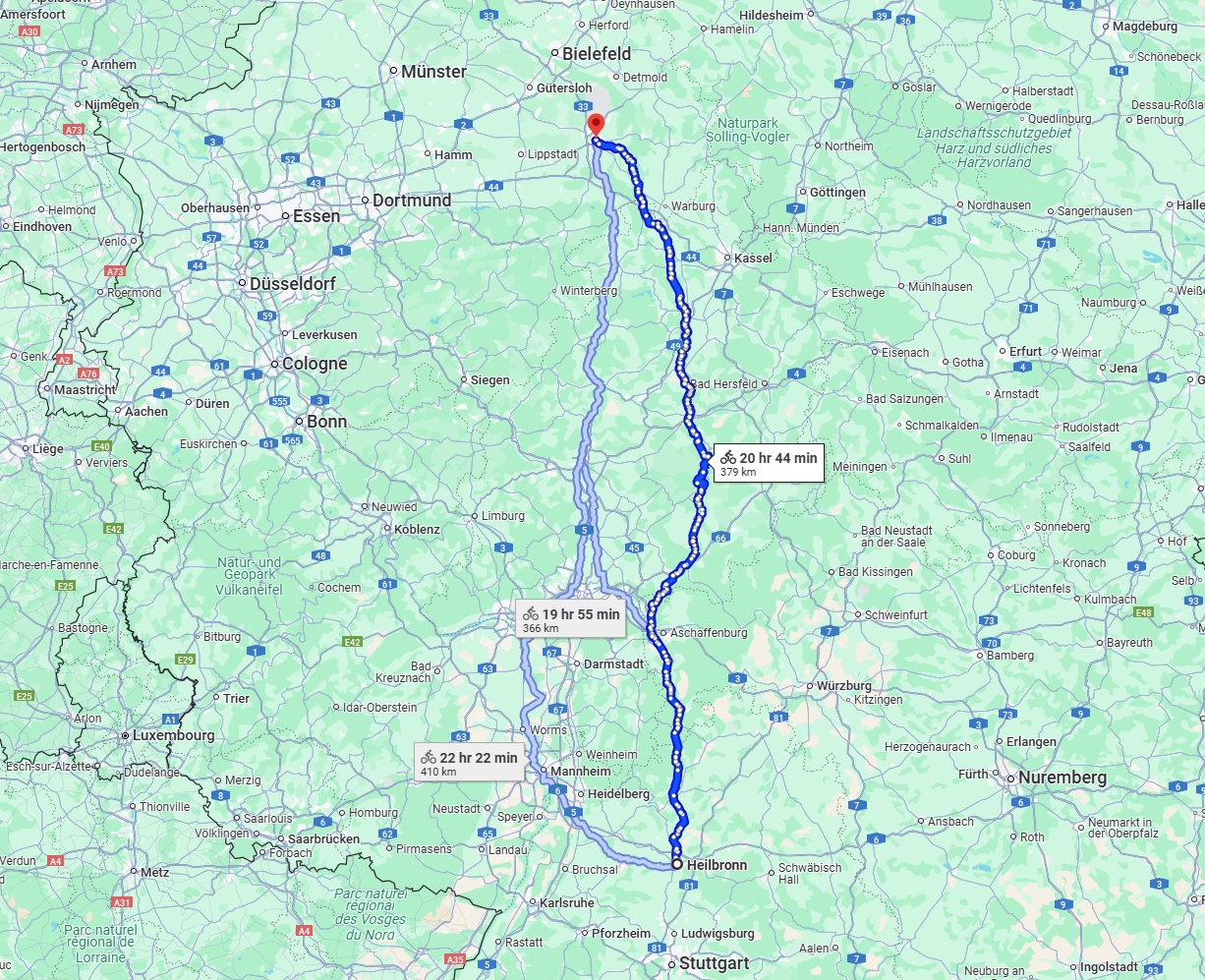 Anreise von Heilbronn Zu Paderborn Über 