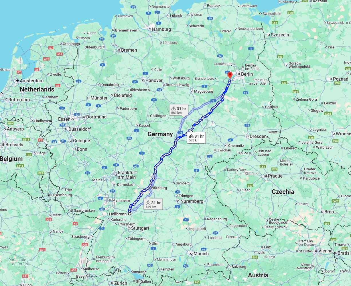 Anreise von Heilbronn Zu Potsdam Über 