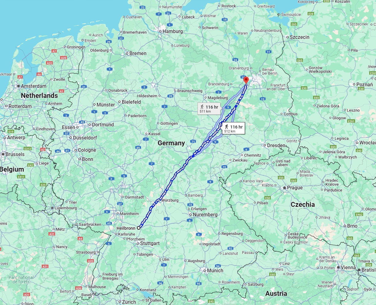 Anreise von Heilbronn Zu Potsdam Über 